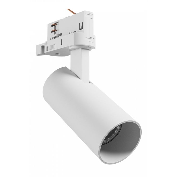 LED-spottivalaisin Spectrum Andromeda Prime 3-vaihekiskoon CCT 8W 25° IP20 Ø54x109x160mm