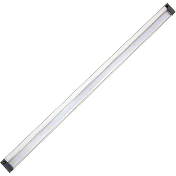 Kalustevalaisin Spectrum LED SMD 12V kosketuskytkin hopea mustat päädyt, eri vaihtoehtoja