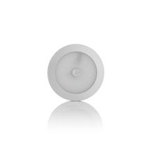 Kalustevalaisin Spectrum LED SMD 2.9W 12V PIR-liiketunnistin Ø68x7mm valkoinen, eri värilämpötiloja