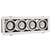 Upotettava kohdevalaisin Spectrum Modern Day Mini 4xGU10 100x316x77mm valkoinen
