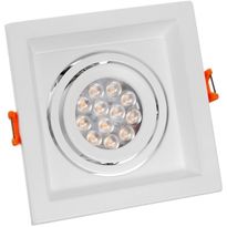 Upotettava kohdevalaisin Spectrum Mdd Mini Uno GU10 110x110x40mm valkoinen
