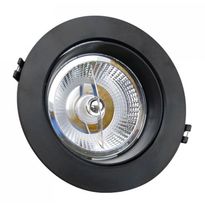 Alasvalo Spectrum Mdd Maxi PC Uno Round AR111 GU10 X 1 IP20 FI165x41mm musta