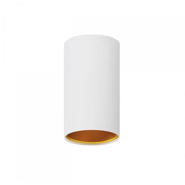 Kohdevalaisin Spectrum Chloe GU10 ei-säädettävä Ø70x128mm kullanvärinen sisäosa