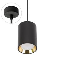 Riippuvalaisin Chloe Mini GU10 IP20 pinta-asennettava musta Ø70x100mm musta