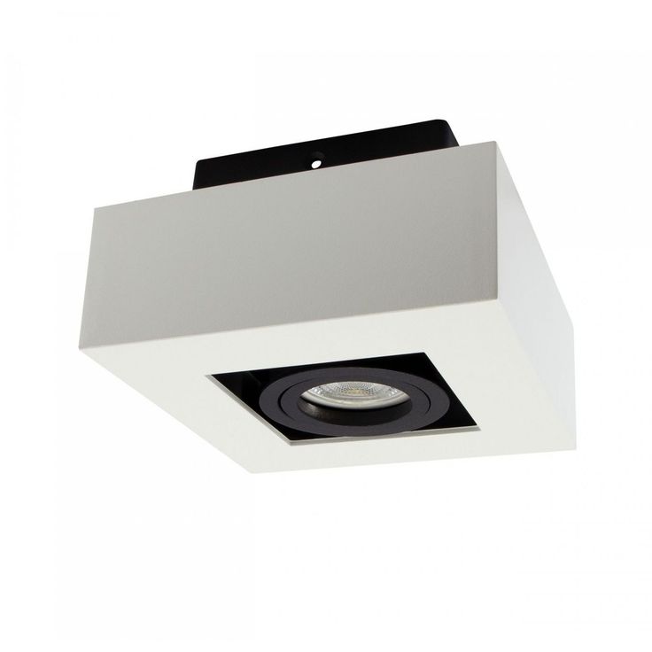 Kohdevalaisin Spectrum Mirora GU10 145x145x85mm pinta-asennettava valkoinen