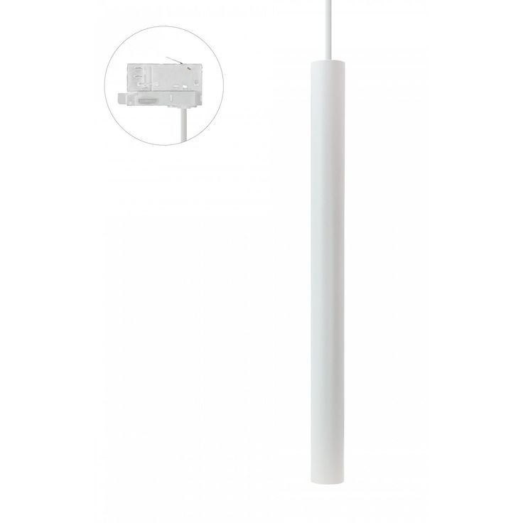 Kiskoriippuvalaisin Spectrum Chloe Slim MR11 3-vaihekiskoon Ø40x500mm