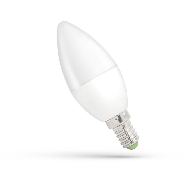 LED-kynttilälamppu Spectrum E14 C37 230V 6W 3000K, eri pakkauskokoja
