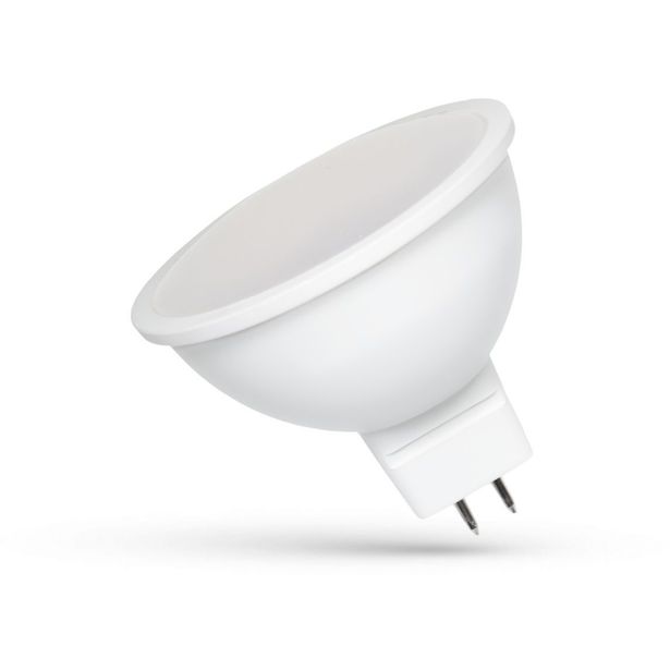 LED-lamppu Spectrum GU5.3 6W 12V mattalasikupu, eri värilämpötiloja