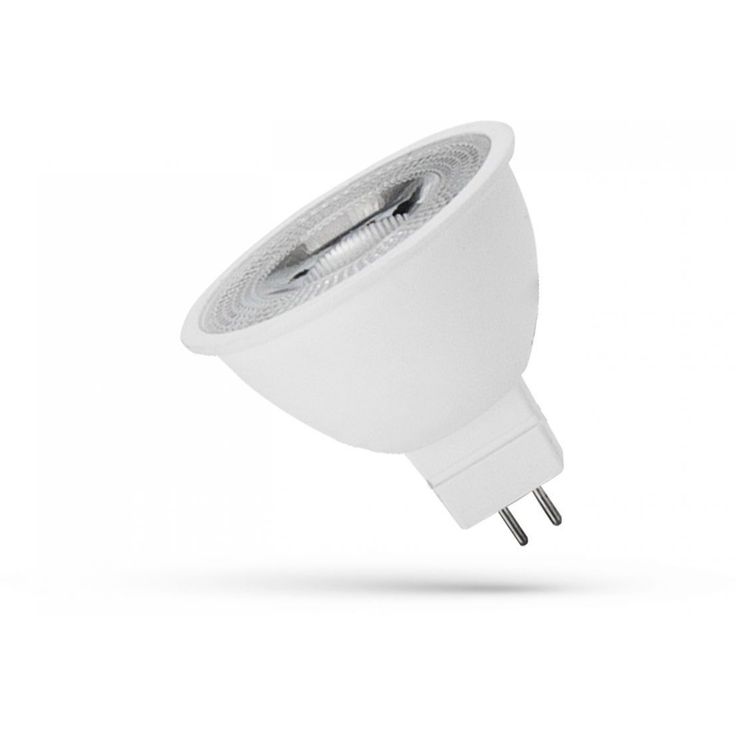 LED-lamppu Spectrum GU5.3 MR16 6W 12V SMD 55° linssillä, eri värilämpötiloja