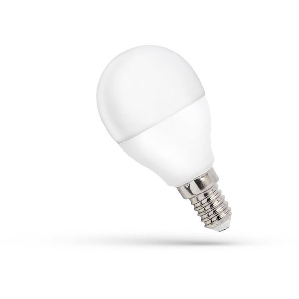 LED-päivänvalolamppu Spectrum E14 pallo 8W 230V 6000K