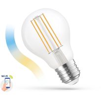 LED-älylamppu Spectrum E27 5W 230V COG CCT+DIM Wi-Fi 3000-6000K kirkas