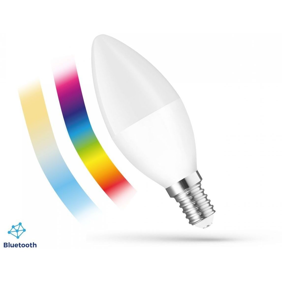 LED-älylamppu Spectrum E14 kynttilä 4.9W 230V RGBW+CCT+DIM 3000-6000K