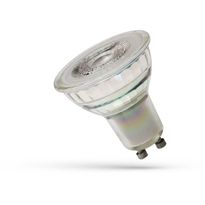 LED-lamppu Spectrum GU10 7.5W 230V lasi linssillä, eri värilämpötiloja