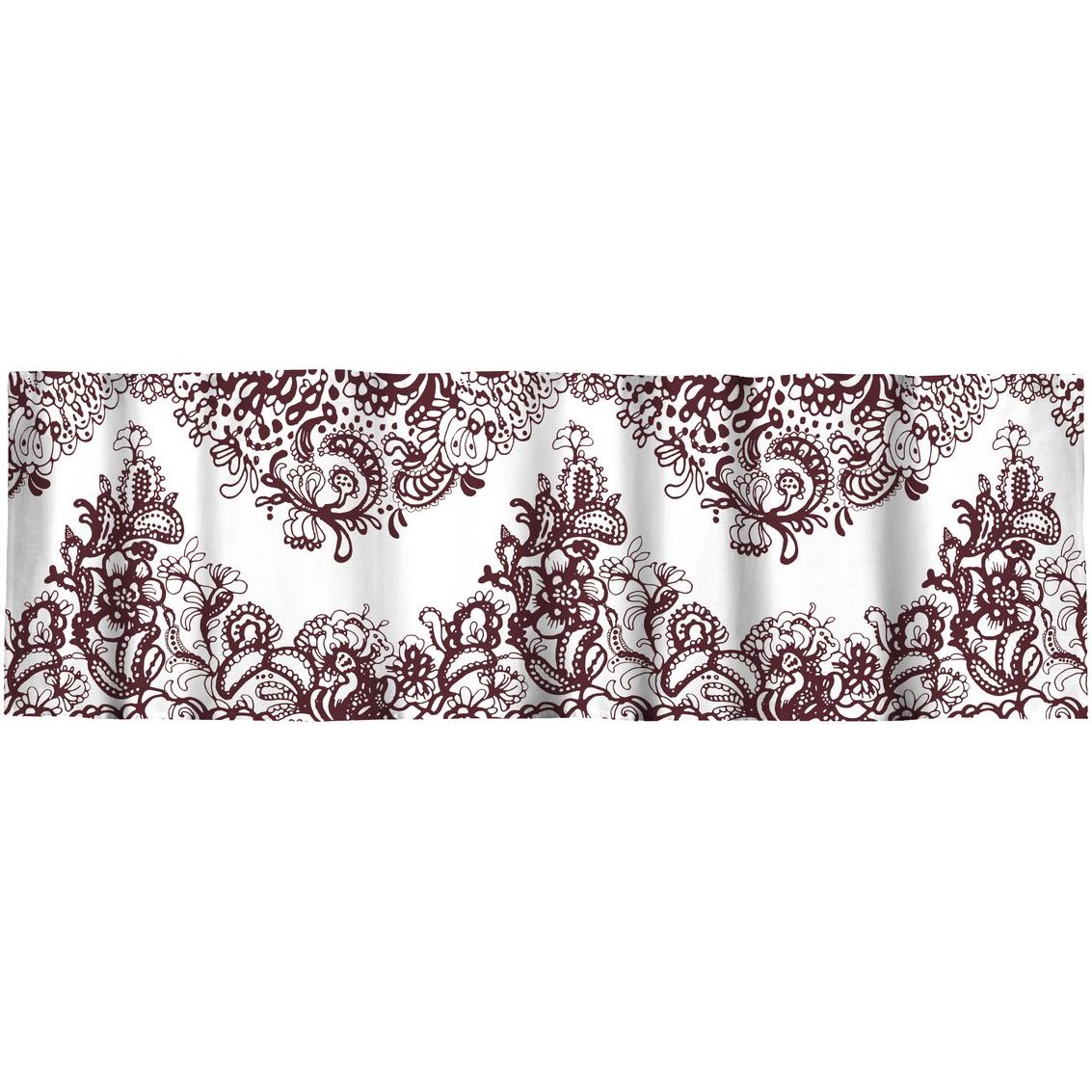 Verhokappa Vallila Mandariini, 60x250cm, punainen/valkoinen