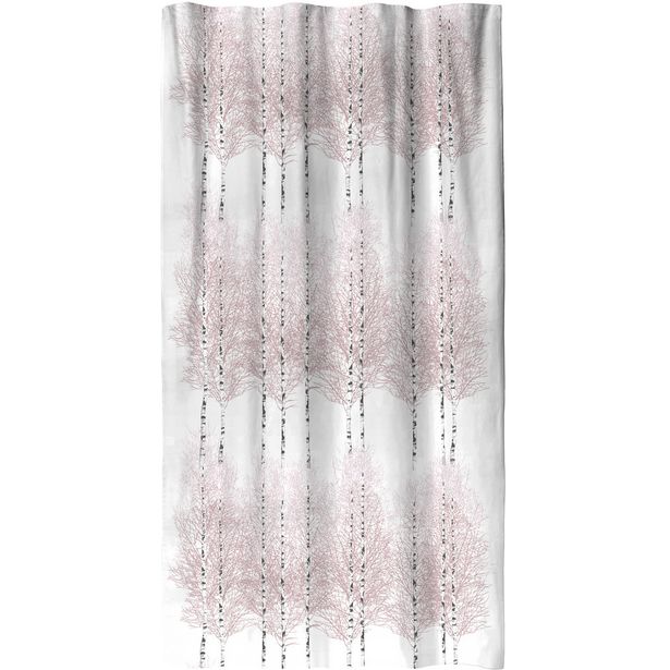 Sivuverho Vallila Koivikko, 140x250cm, malva