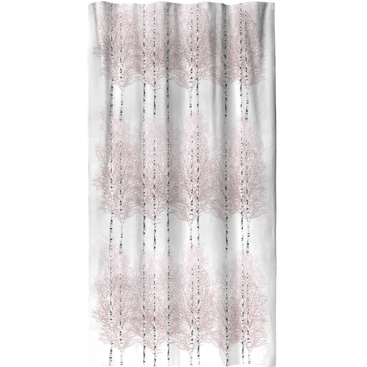 Sivuverho Vallila Koivikko, 140x250cm, malva