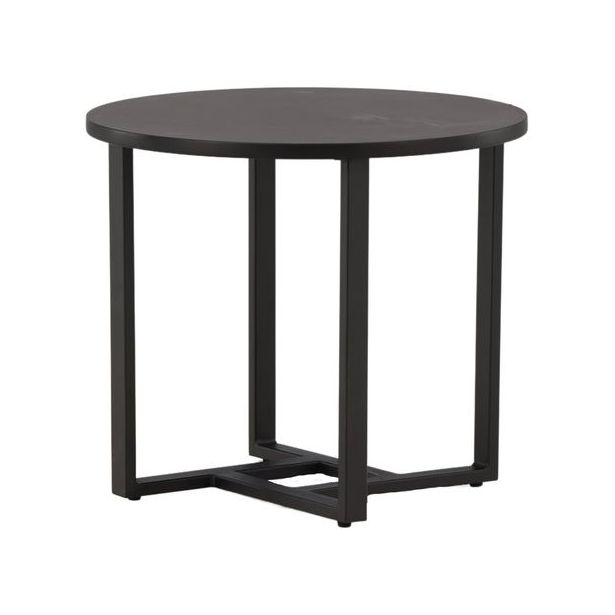 Sohvapöytä Venture Home Lawton, ⌀50cm, musta
