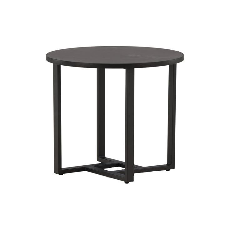Sohvapöytä Venture Home Lawton, ⌀50cm, musta