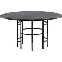 Ruokapöytä Furniture Fashion Copenhagen Ø140cm musta, Verkkokaupan poistotuote