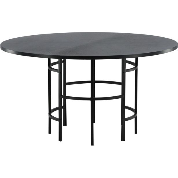 Ruokapöytä Furniture Fashion Copenhagen Ø140cm musta