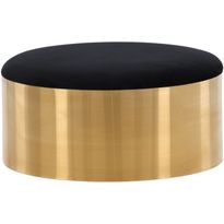 Jakkara Venture Home Puff, ø75cm, messinki/musta