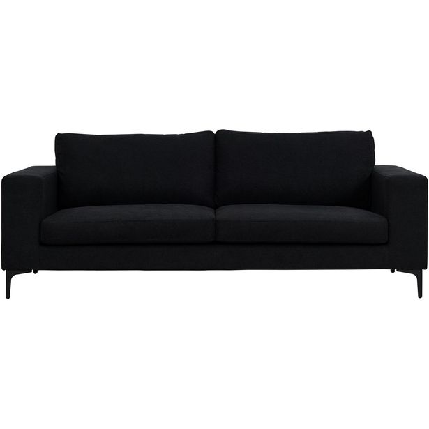 Sohva Venture Home Bolero, 3-istuttava, musta