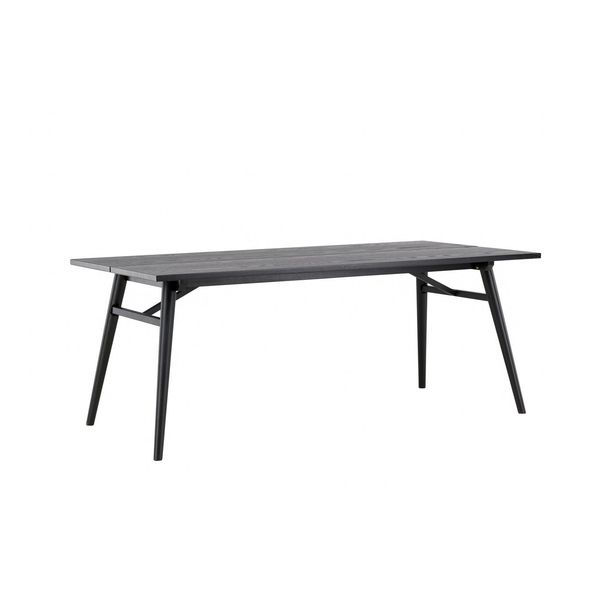 Ruokapöytä Venture Home Sleek, 190x95cm, musta