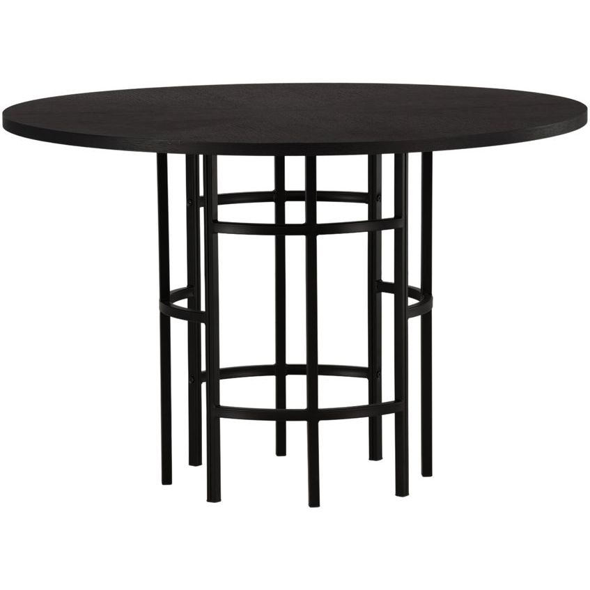 Ruokapöytä Venture Home Copenhagen, ⌀115cm, musta