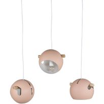 Riippuvalaisin Venture Home Tubbie, ø23cm, 3-osainen, vaaleanpunainen