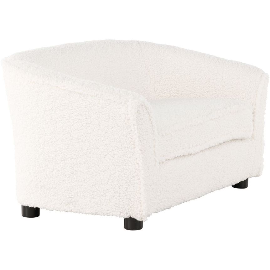Lasten Sohva Venture Home Måna, valkoinen teddy