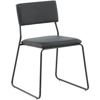 Ruokapöydän tuoli Venture Home Kenth, musta