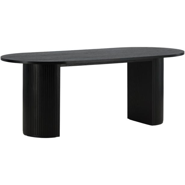 Ruokapöytä Venture Home Bianca Oval, 200x90cm