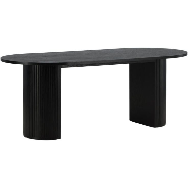 Ruokapöytä Venture Home Bianca Oval, 200x90cm