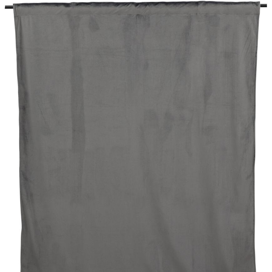 Samettiverho Venture Home Mary, 135x250cm, 2kpl, harmaa