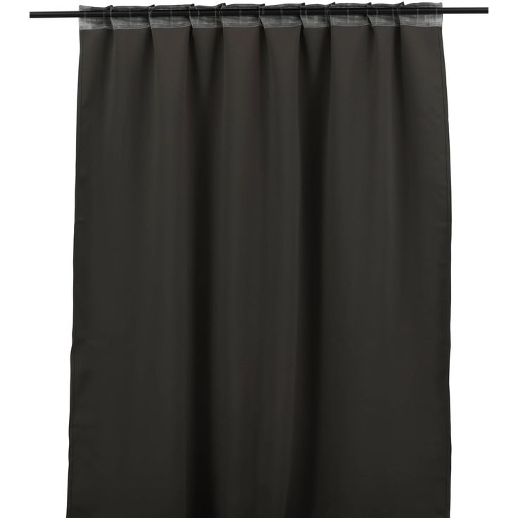 Pimentävä sivuverho Venture Home Evelyn, 135x240cm, 2kpl, tummanharmaa