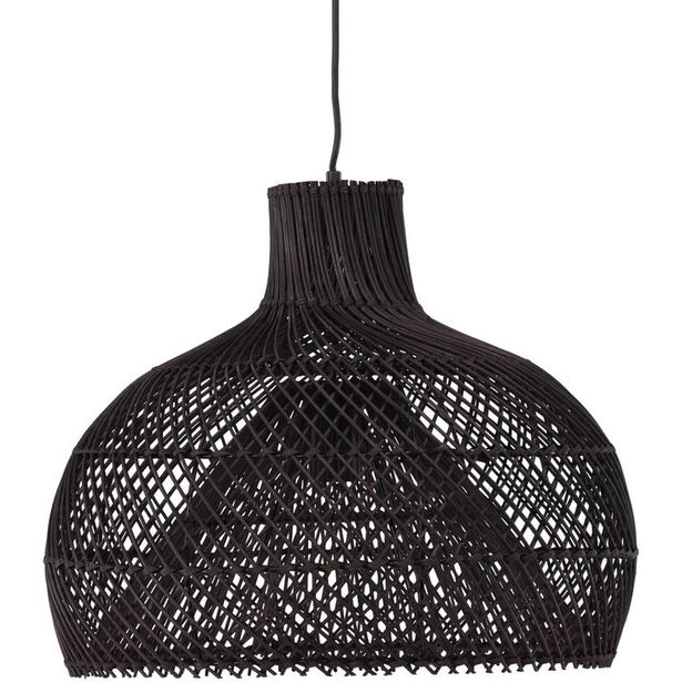 Riippuvalaisin Venture Home Laroche, ø45cm, musta/rottinki