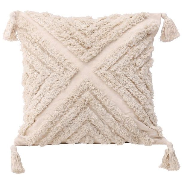 Koristetyynynpäällinen Venture Home Lovis, 45x45cm, valkoinen