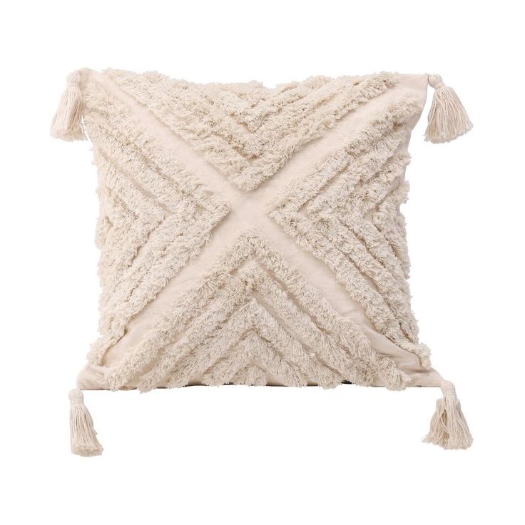 Koristetyynynpäällinen Venture Home Lovis, 45x45cm, valkoinen