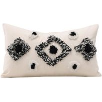 Koristetyynynpäällinen Venture Home Melissa, 30x50cm, mustavalkoinen