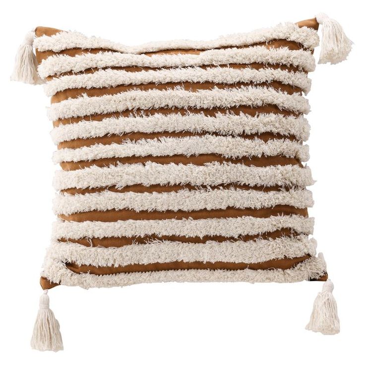 Koristetyynynpäällinen Venture Home Elina, 45x45cm, ruskea