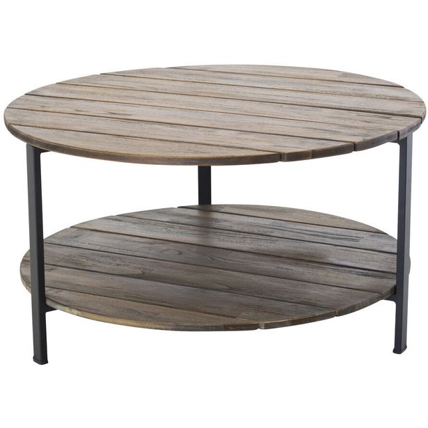 Sohvapöytä Venture Home Jakarta, Ø80cm, ruskea