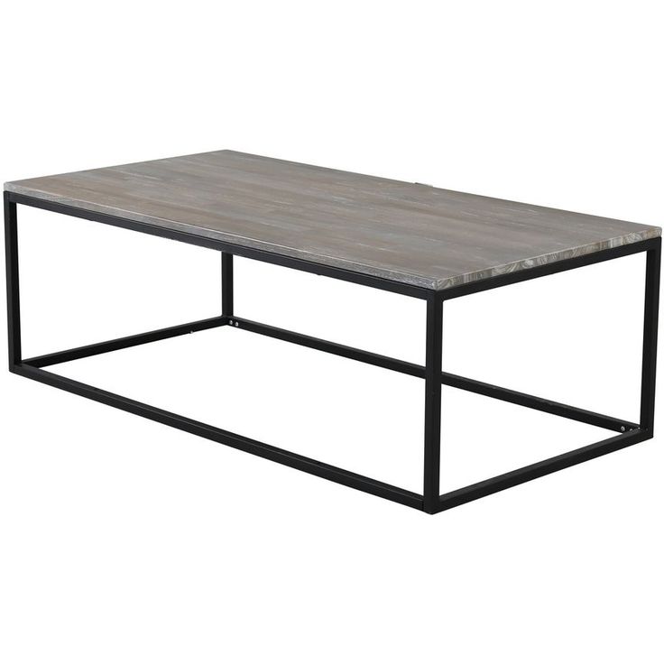 Sohvapöytä Venture Home Jepara, 120x60cm, harmaa