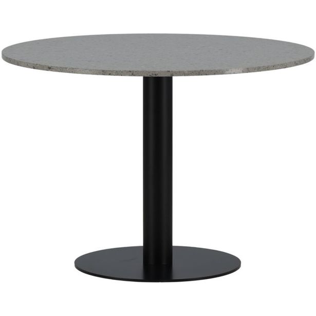 Ruokapöytä Venture Home Razzia, ⌀106cm, terazzo