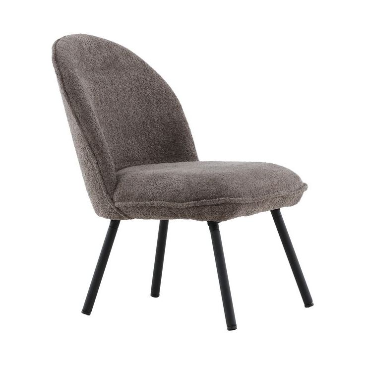 Nojatuoli Venture Home Polar, harmaa bouclé