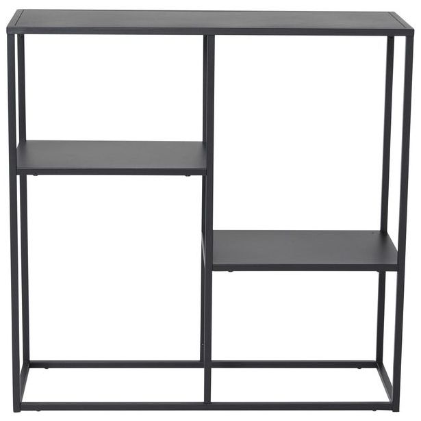 Kirjahylly Venture Home Staal, 81x80cm, musta