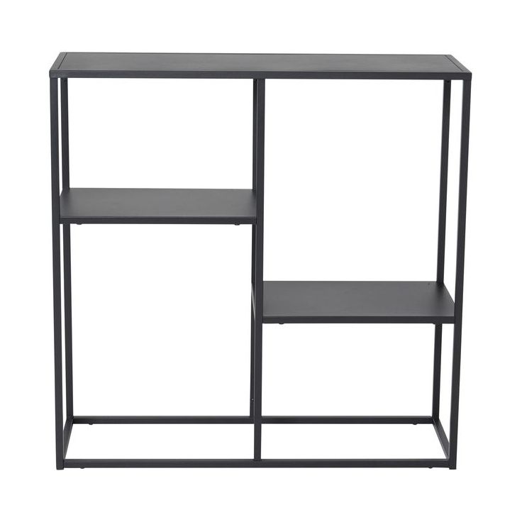 Kirjahylly Venture Home Staal, 81x80cm, musta