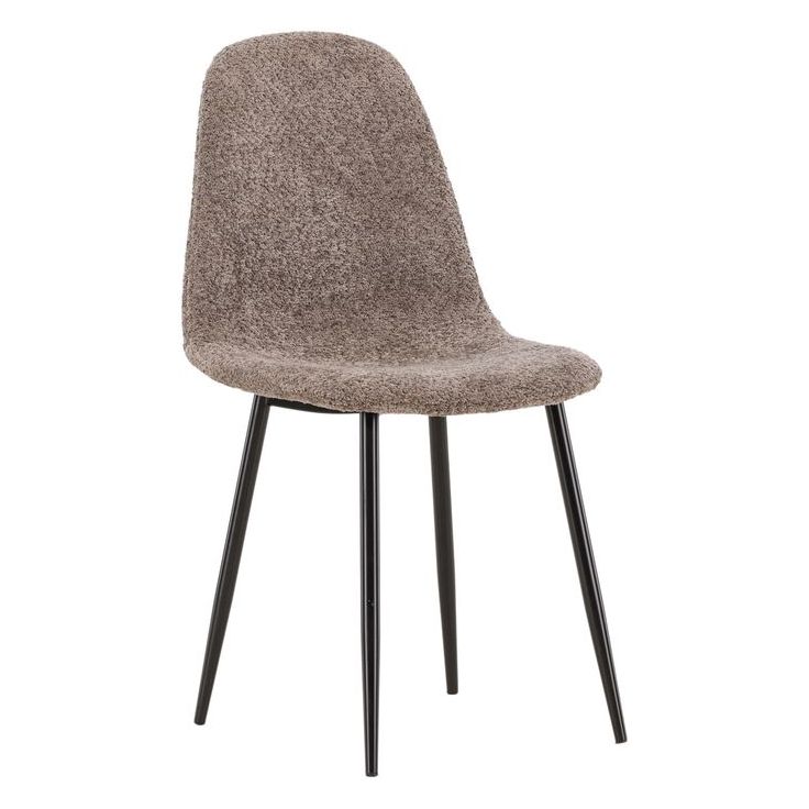 Ruokapöydän tuoli Venture Home Polar Bouclé, harmaa
