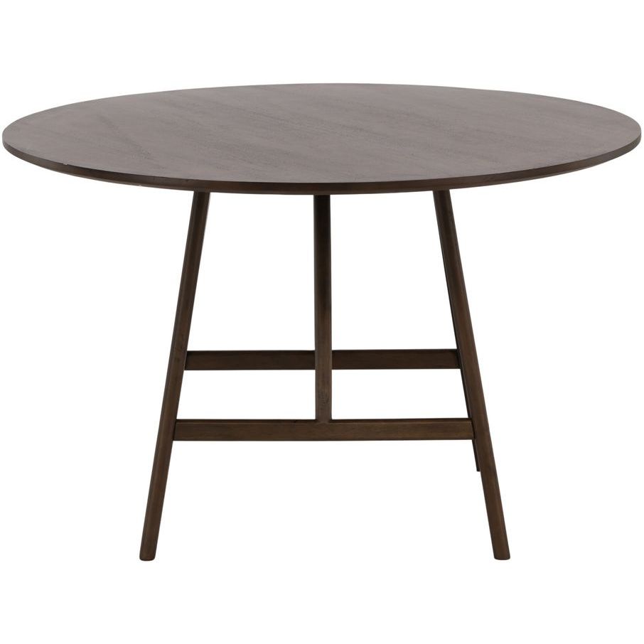 Ruokapöytä Venture Home Kaseidon, ⌀100cm, ruskea