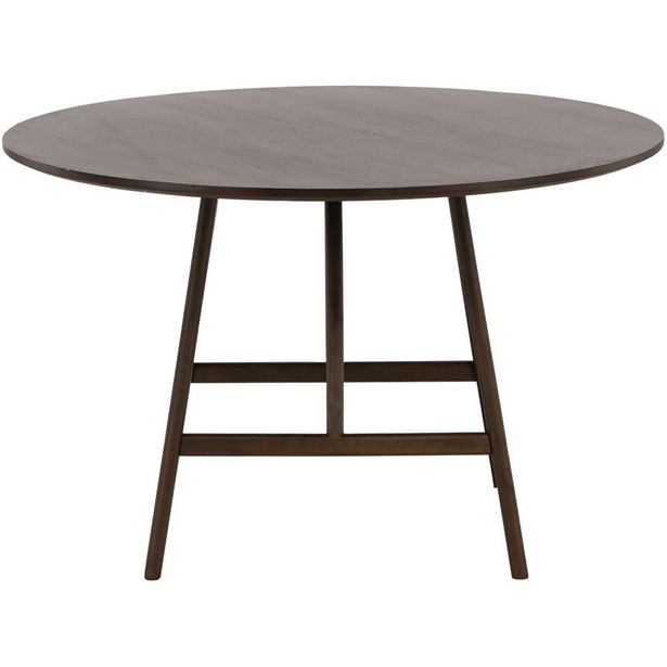 Ruokapöytä Venture Home Kaseidon, ⌀100cm, ruskea