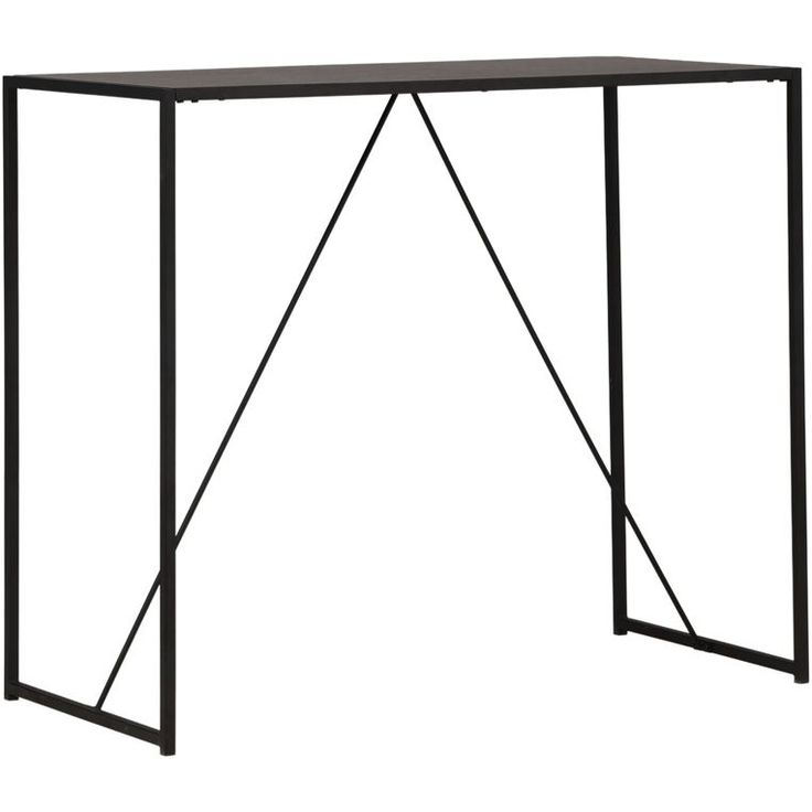 Baaripöytä Venture Home Brea, 60x120cm, musta